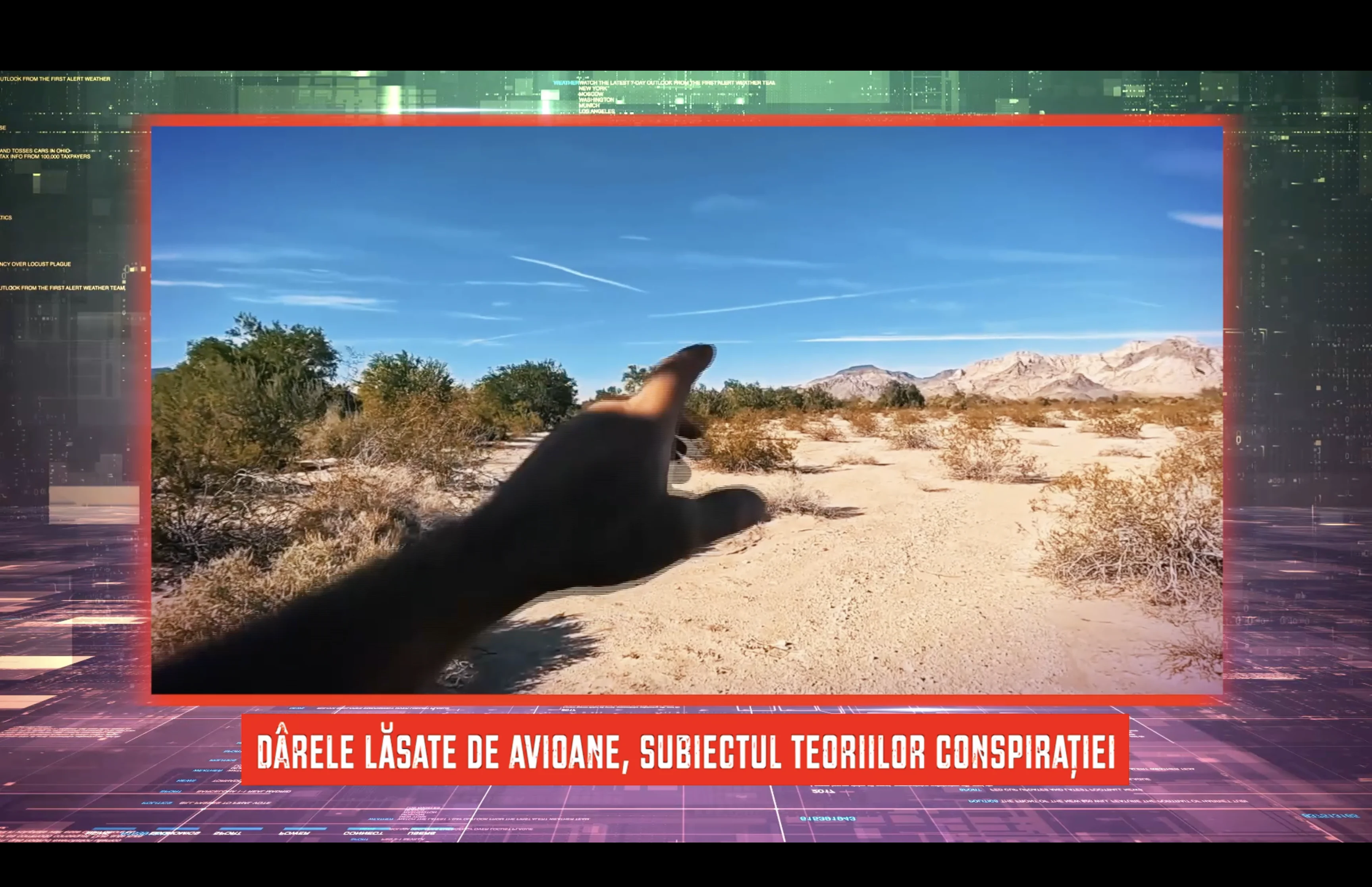 Dârele lăsate de avioane, subiectul teoriilor conspirației