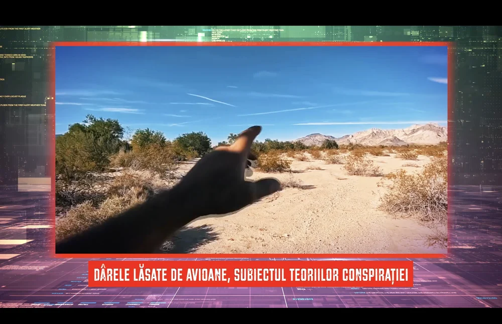 Dârele lăsate de avioane, subiectul teoriilor conspirației