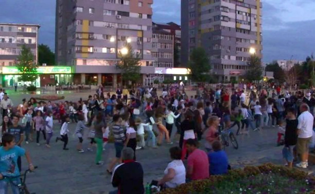 
    Momentele de dans au avut loc sâmbătă seara, la ora 20.00. (Foto: Mugurel Manea / adevarul.ro)  