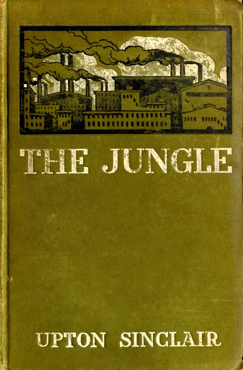 Coperta primei ediții a romanului „The Jungle”, 1906