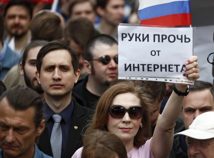 Manifestaţie împotriva cenzurii în Rusia FOTO EPA-EFE