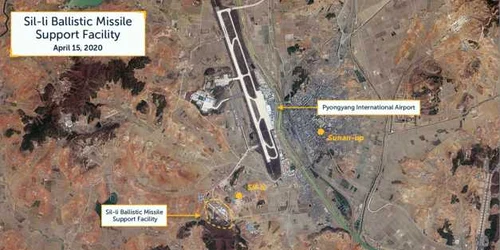 Instalatie de racheta Coreei de Nord FOTO CSIS