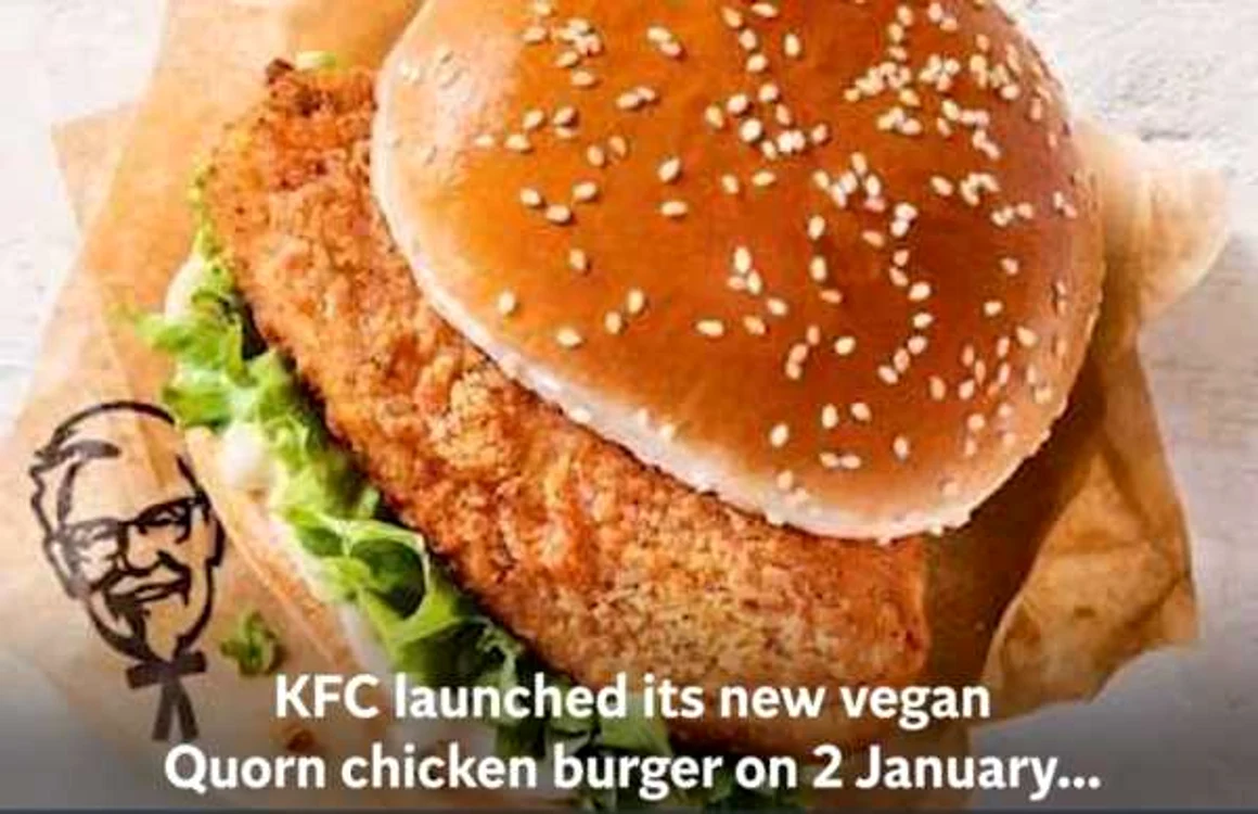 KFC, acuzată că a servit veganilor burger cu pui.