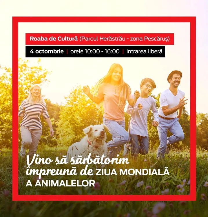 Iubitorii de animale sunt așteptați în Herăstrău