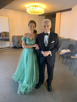 Diana Țugui și Jose Carreras la Sofia. FOTO: Instagram