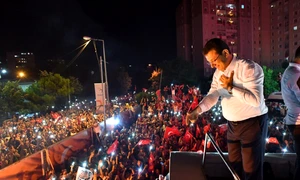 Imaginile victoriei lui Ekrem Imamoglu la Istanbul FOTO EPA-EFE