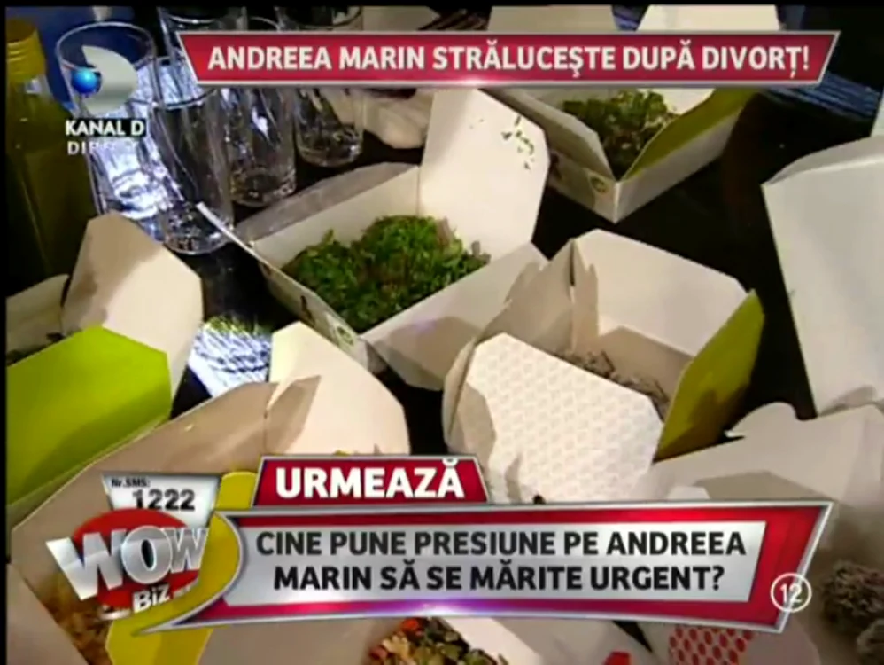 Acestea sunt o parte din produsele pe care le-a consumat Andreea Marin (captură: Kanal D)