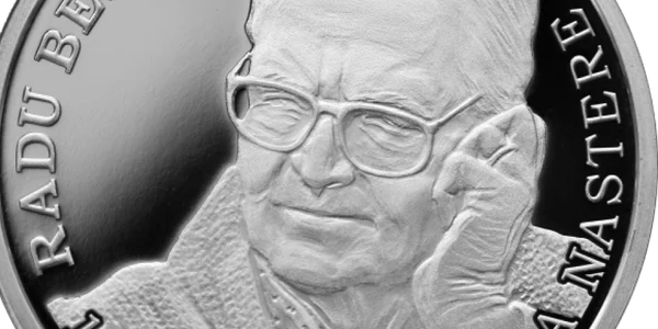 moneda 100 de ani de la nasterea lui Radu Beligan 