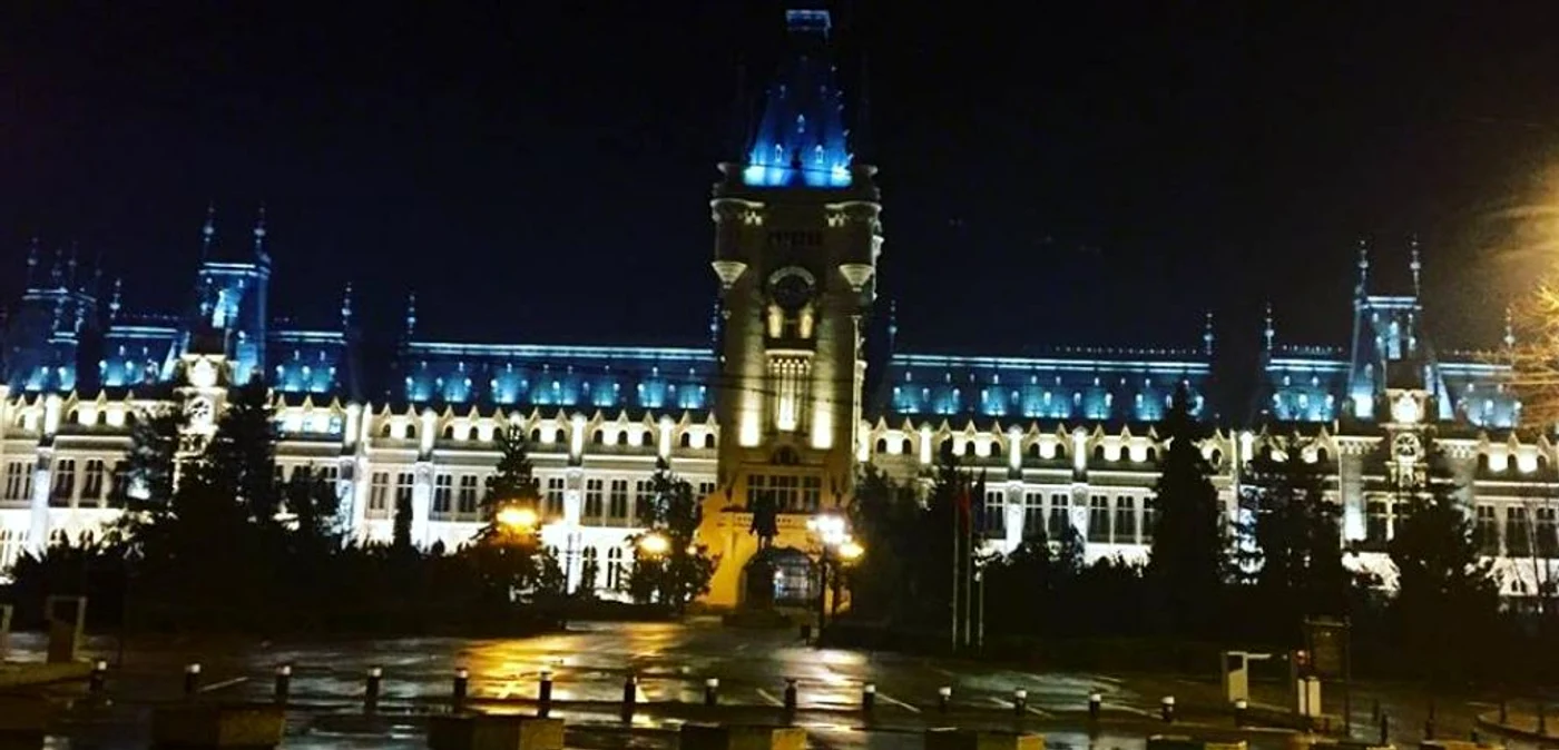 Palatul Culturii din Iaşi după renovare FOTO: Ziarul de Iaşi/Facebook