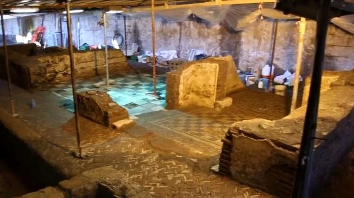 O vilă din timpul împăratului Hadrian, descoperită în timpul lucrărilor la metroul din Roma jpeg