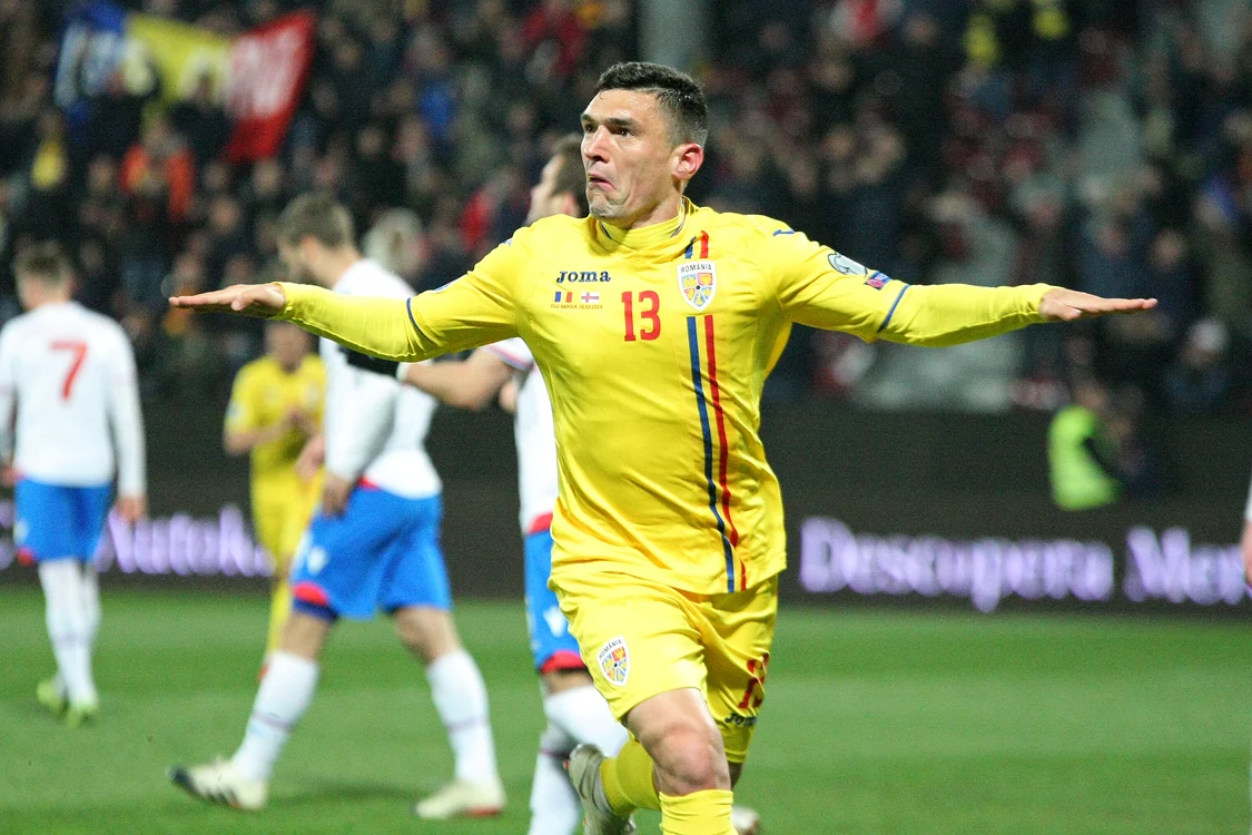 După golul din Suedia, Claudiu Keșeru a reușit o „dublă” contra Insulelor Feroe