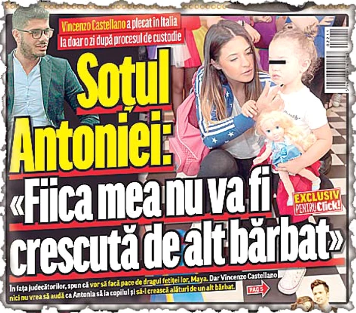 Cântăreaţa Antonia se va întâlni azi, din nou, la tribunal cu soţul ei, Vincenzo Castellano