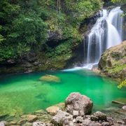 Slovenia Waterfall Sum Vintgar Klamm (43686688490) jpg
