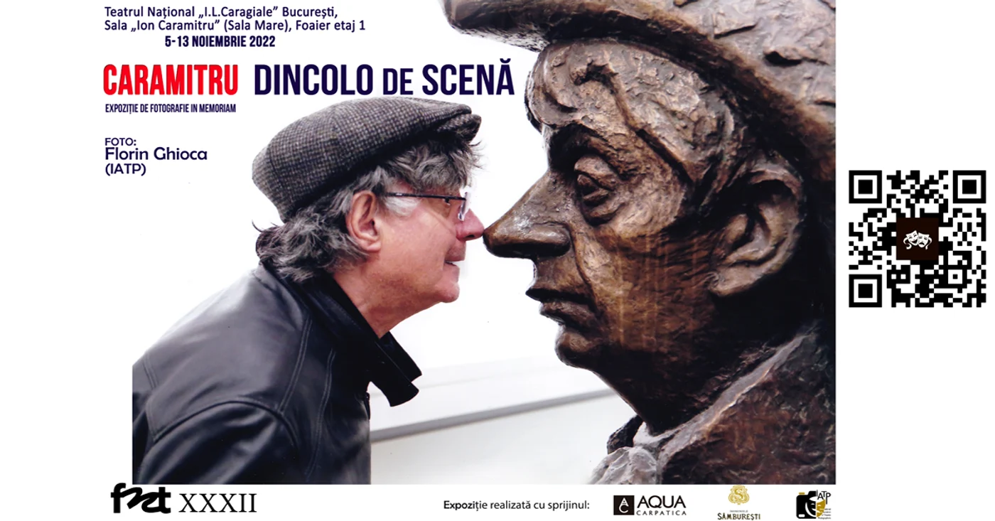 Expoziția „Caramitru dincolo de scenă” - de Florin Ghioca. Sursă FOTO Florin Ghioca - Facebook