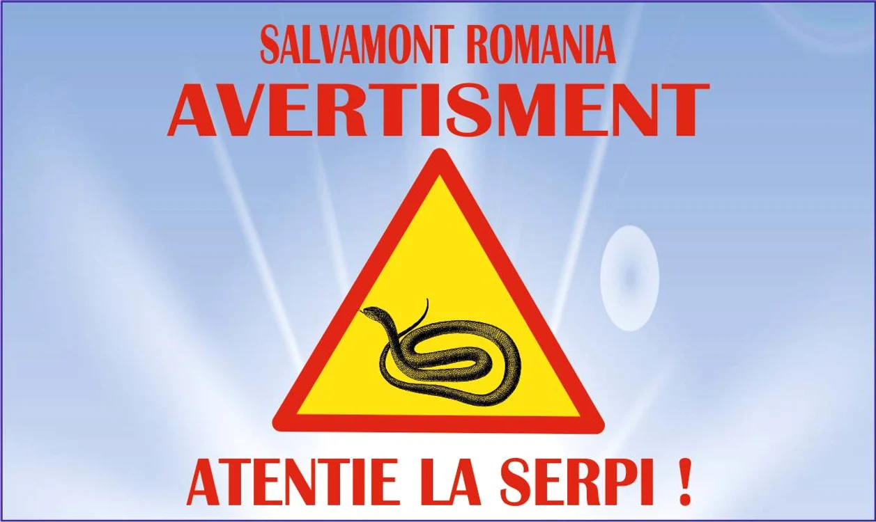 Atenție la șerpi! Foto Salvamont România - Dispeceratul Național Salvamont/ Facebook
