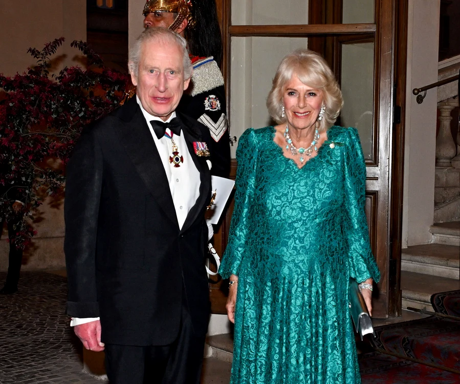 Regele Charles și Regina Camilla în timpul dineului de stat din Italia, Profimedia (8) jpg