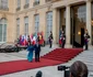 Mirabela Grădinaru și Nicușor Dan la Palatul Élysée. FOTO: Administrația Prezidențială