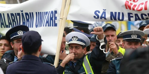 Politie protest