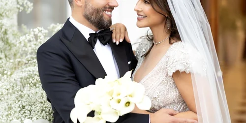 Monica Bîrlădeanu a postat imagini emoționate de la nunta cu Valeriu Gheorghiță foto: Facebook 
