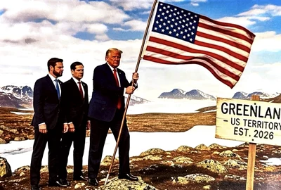 trump groenlanda FOTO: Truth Social/@realDonaldTrump