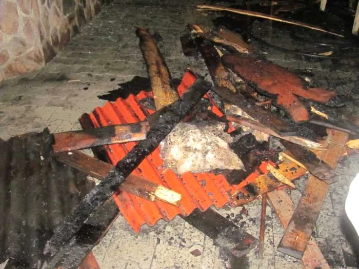 Incendiu case strada Ceaikovski Sibiu