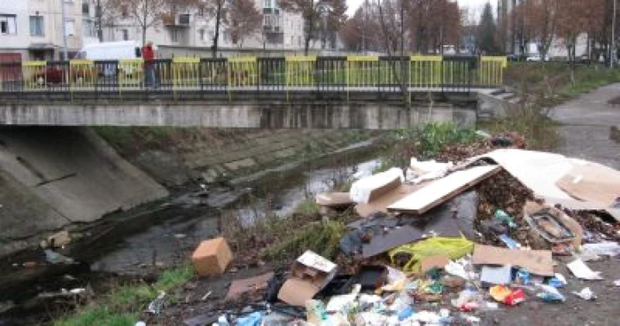 Gunoaie aruncate pe Pokloş