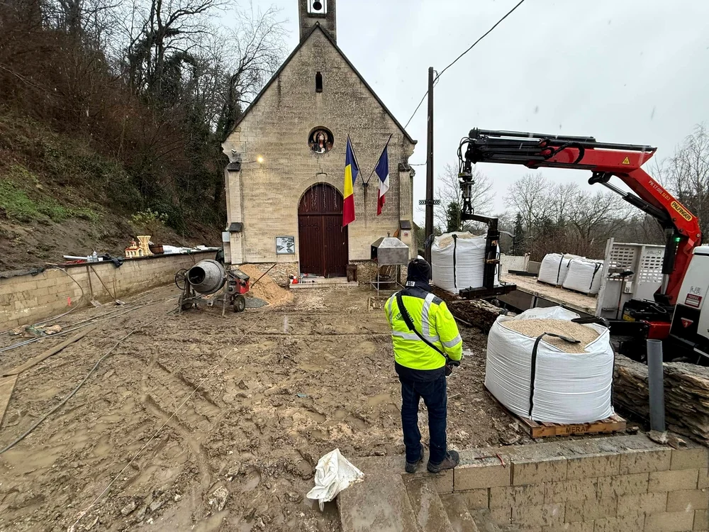 Lucrările au început în noiembrie 2024 FOTO Lilian Măntăluță