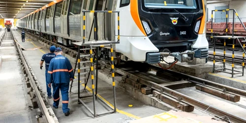 Tren metrou Alstom Giurgiu Depou Berceni jpeg