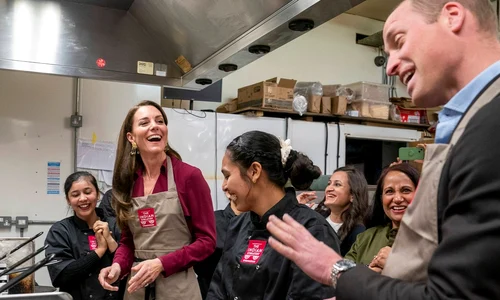 Printul William si Printesa Kate in bucatarie profimedia 0770882629 jpg