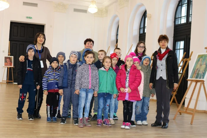 Elevii în vizită la Palatul Culturii FOTO Alexandra Georgescu