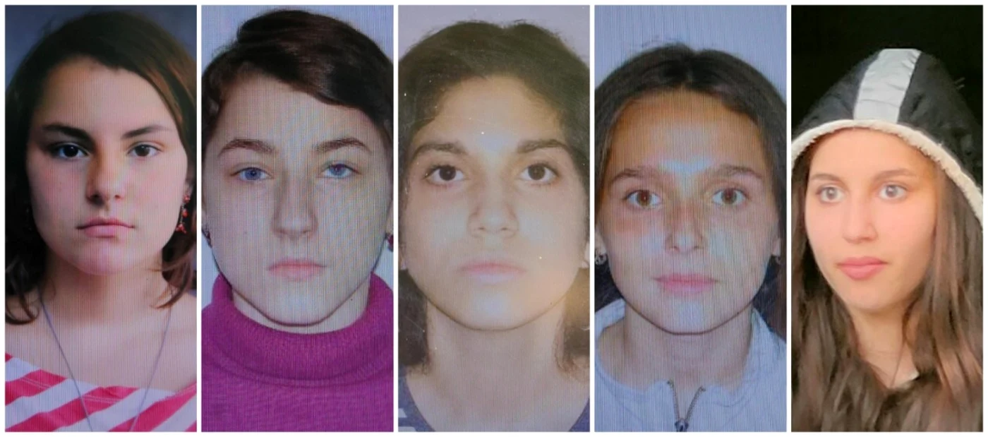 Cinci tinere aflate în plasament au dispărut FOTO IPJ Botoşani
