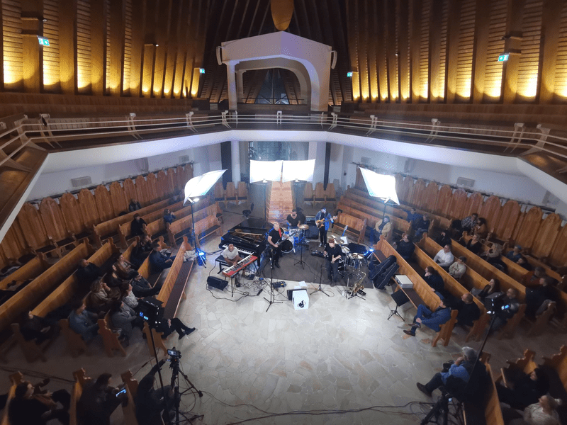 Jazz în noua biserică reformată din Timișoara. „Acustica e bună, nu scârțâie podelele“ VIDEO
