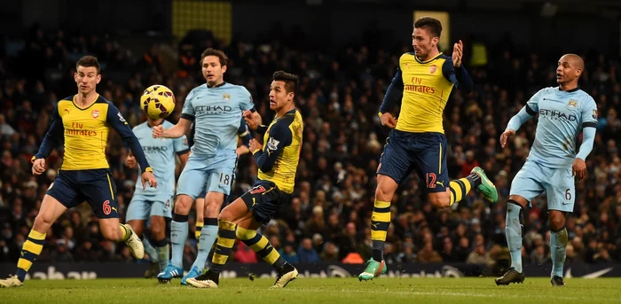 Manchester City vs. Arsenal Londra FOTO Paul Ellis/AFP