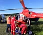 Elicopter SMURD pentru  un tânăr din Zătreni Vâlcea intrat în stop cardio-respirator după ce s-a înecat cu mâncare Foto Adevărul