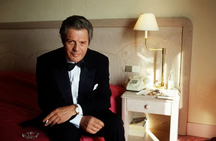 Italian Actor Marcello Mastroianni at the Cannes Film Festival jpeg