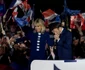 Emmanuel Macron victorie un nou mandat 5 ani la Palatul Elysees Brigitte Macron gesturi tandre (3) jpg