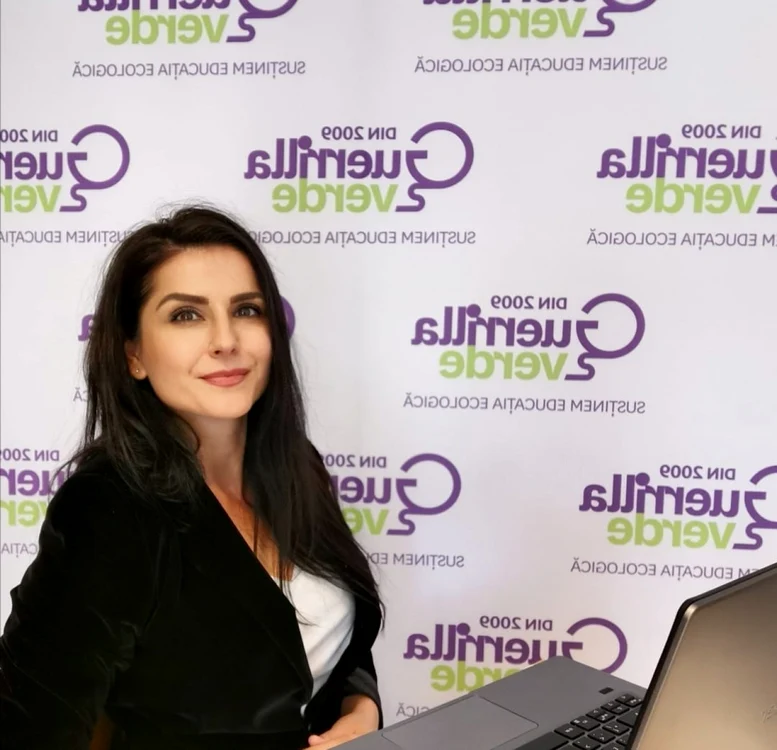 Nicoleta Talpeş este foarte implicată în educaţia de mediu şi în promovarea unui stil de viaţă sustenabil FOTO: arhiva personală