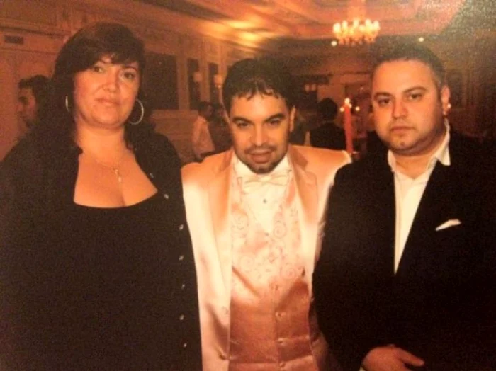 Florin Salam, alături de fratele lui (dreapta)