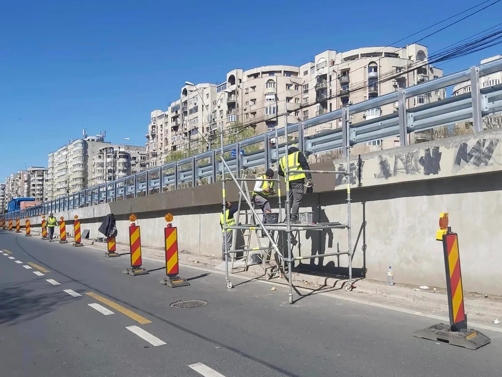 Finisaje la Podul Grant