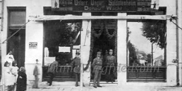 Comandamentul militar german din Brăila în anul 1917 FOTO Muzeul Carol I