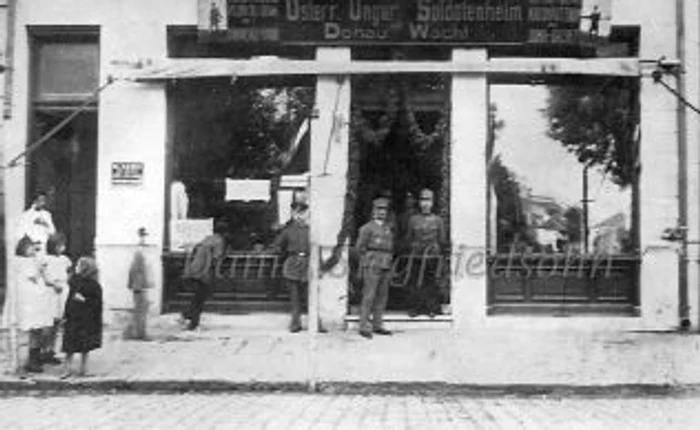 Comandamentul militar german din Brăila în anul 1917 FOTO Muzeul Carol I