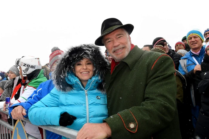 Arnold Schwarzenegger, împreună cu Heather Milligan, la schi în AustriaFoto: Profimedia