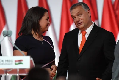 katalin novak viktor orban foto AFP jpg