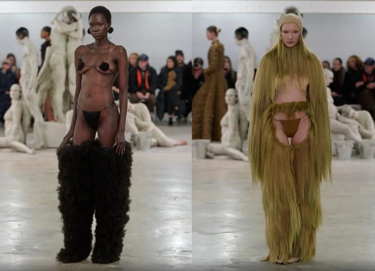 Haine din păr uman și lenjerie „îmblănită” la Paris Fashion Week 2026. Cine este designerul celei mai şocante colecţii