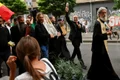 Gigi Becali a sfintit cu agiasma pe Calea Victoriei FOTO Mediafax 