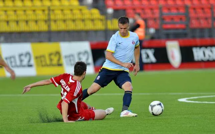 Steaua i-a învins pe cei de la Ekranas. FOTO Mediafax