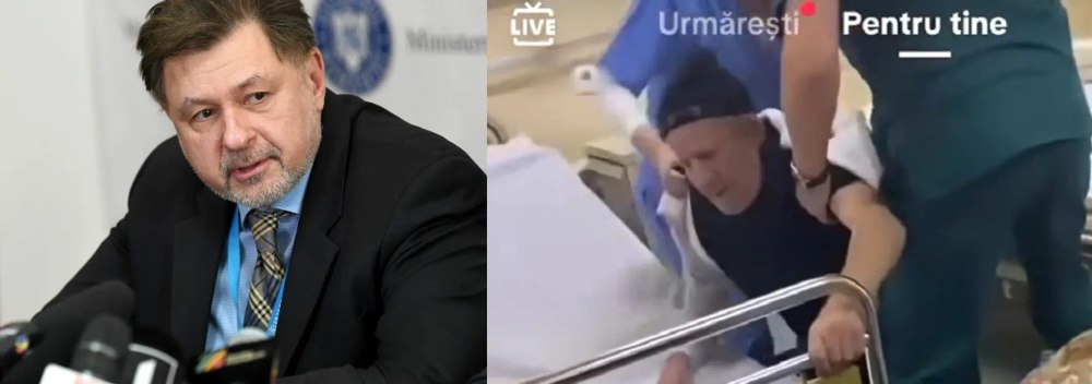 Reacția ministrului Sănătății în cazul bătrânului umilit în spitalul din Bârlad: „Acei angajați n-au ce căuta în sistemul sanitar”