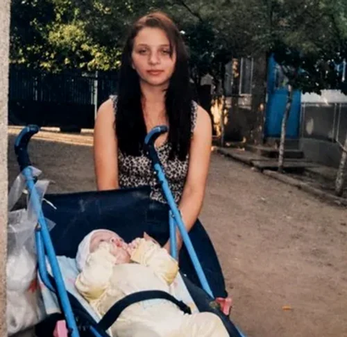 Rodica Crivac, alături de fiu ei