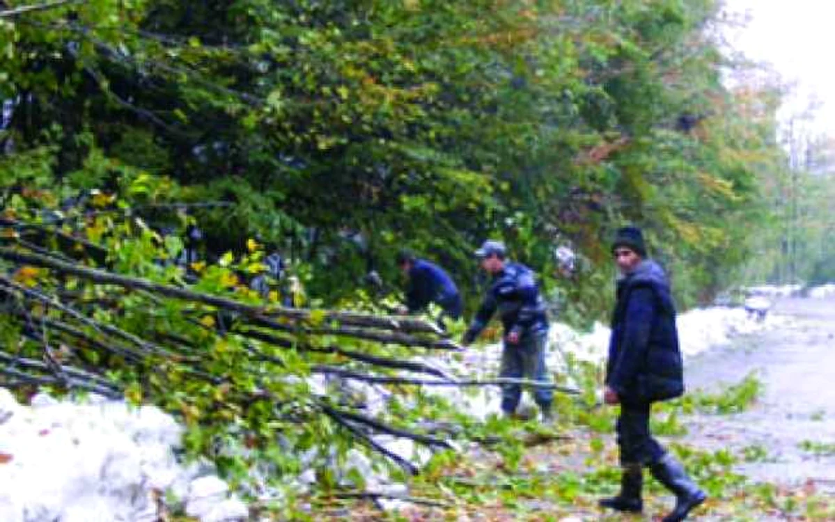 Reşiţa: Furtuna a lăsat Semenicul fără curent electric