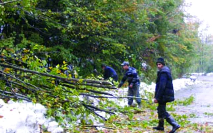 Reşiţa: Furtuna a lăsat Semenicul fără curent electric